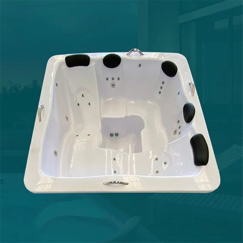 Spa Quadrado Napole COMPLETO com hidro em Acrílico