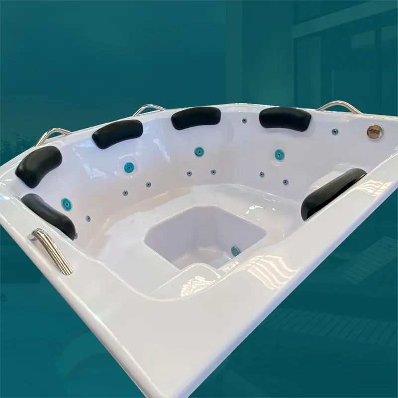 Spa Quadrado Pérola COMPLETO com hidro em acrílico
