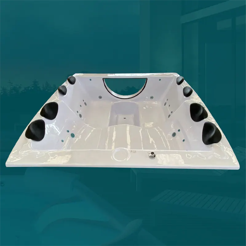 Spa Quadrado Vitória COMPLETO com hidro Em Acrílico