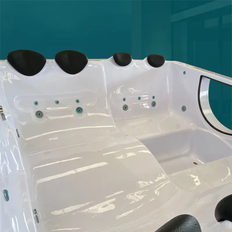 Spa Quadrado Vitória COMPLETO com hidro Em Acrílico
