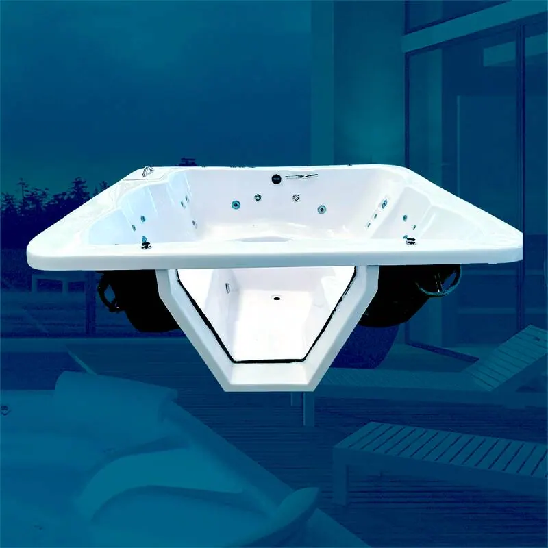 Spa Retangular Acquaview COMPLETA com Hidro em Acrílico