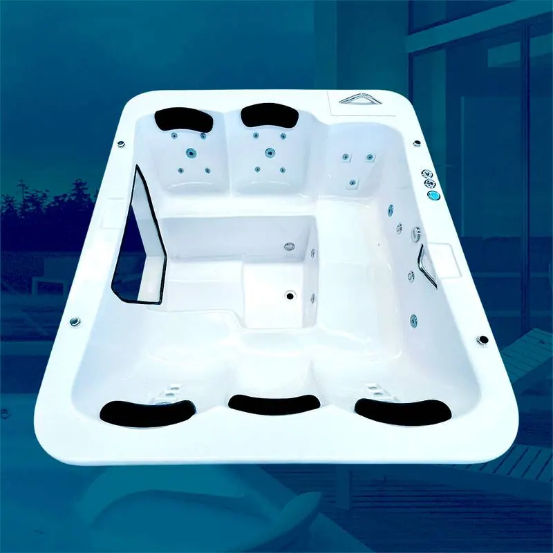 Spa Retangular Acquaview COMPLETA com Hidro em Acrílico