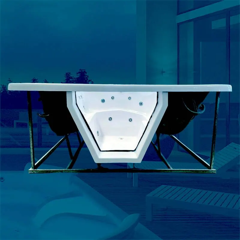 Spa Retangular Acquaview COMPLETA com Hidro em Acrílico