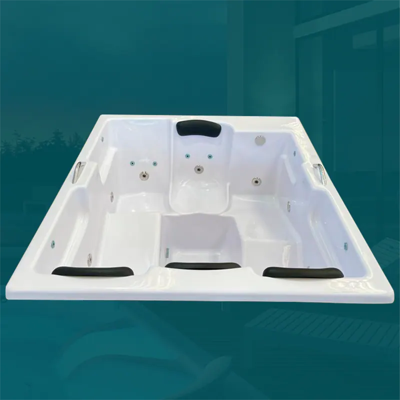 Spa retangular Malbec Completo com hidro em acrílico