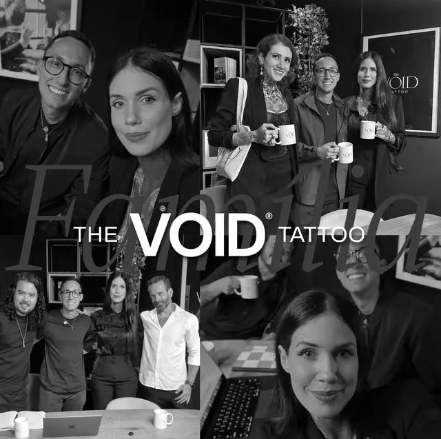 Post de feed com a equipe The VOID